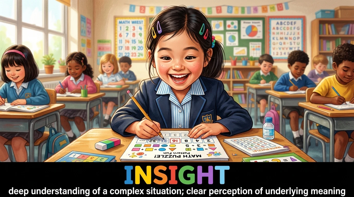 English Illustration for insight